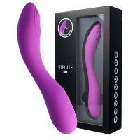 Vibromasseur Point-G V8 Violet 21cm ø4