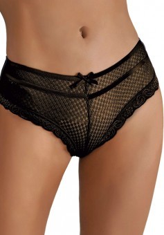 Tanga Dentelle Noir Paris Hollywood S-M