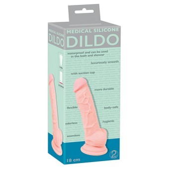 Dildo Raliste Ventouse 18cm 3,5