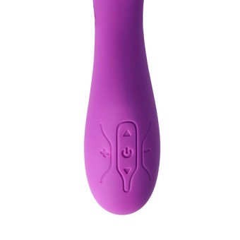 Vibromasseur Point-G V8 Violet 21cm 4